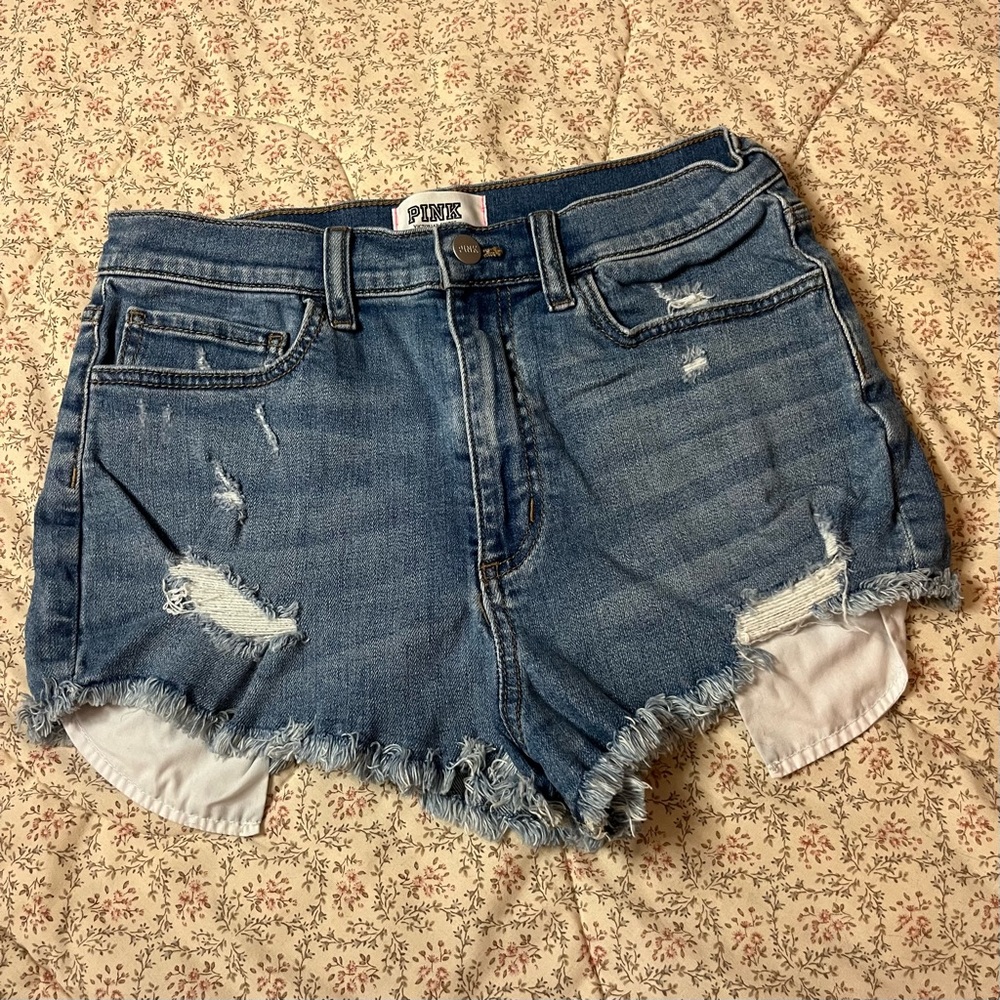 Victoria’s Secret pink Jean shorts